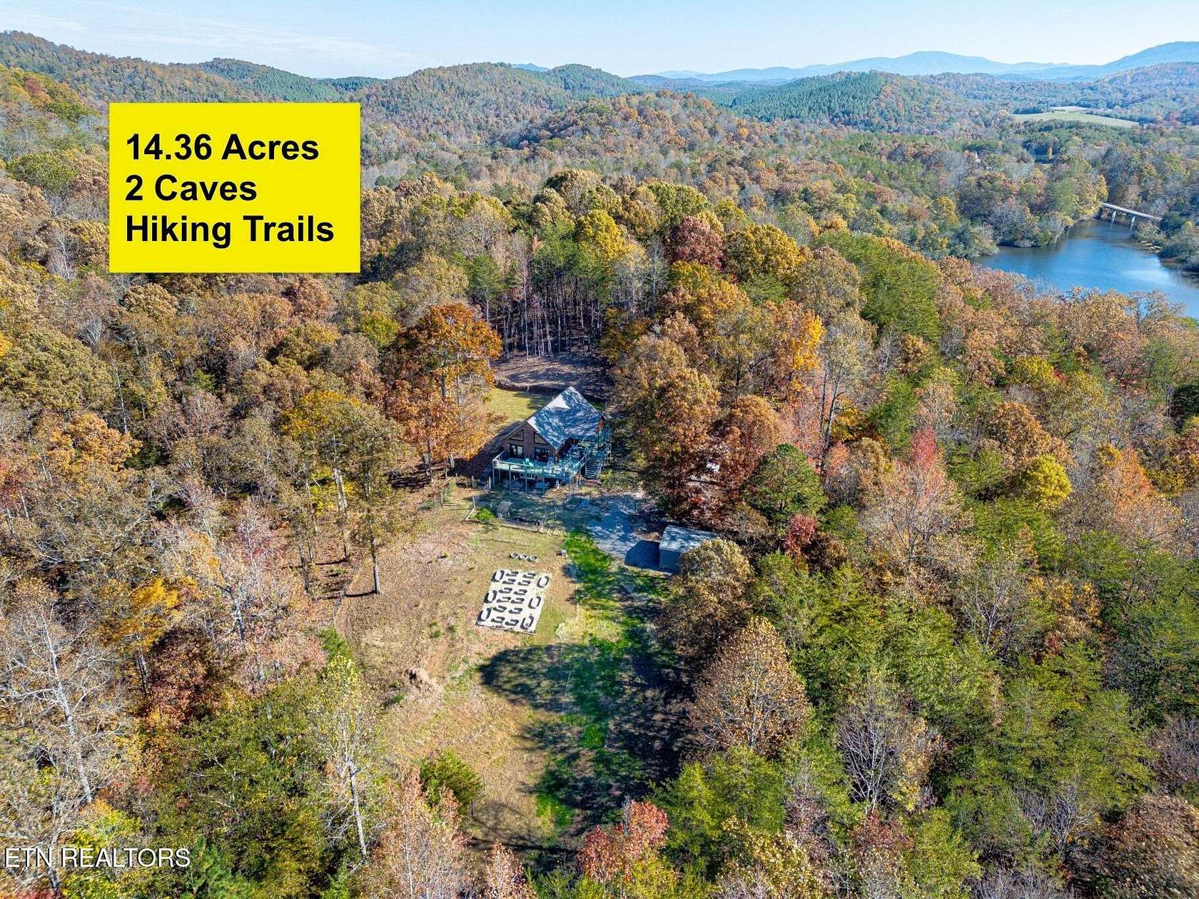 14.4 Acres of Land with Home for Sale in Madisonville, Tennessee