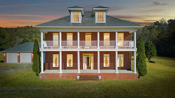 25 Acres of Agricultural Land with Home for Sale in Bridgeport, Alabama