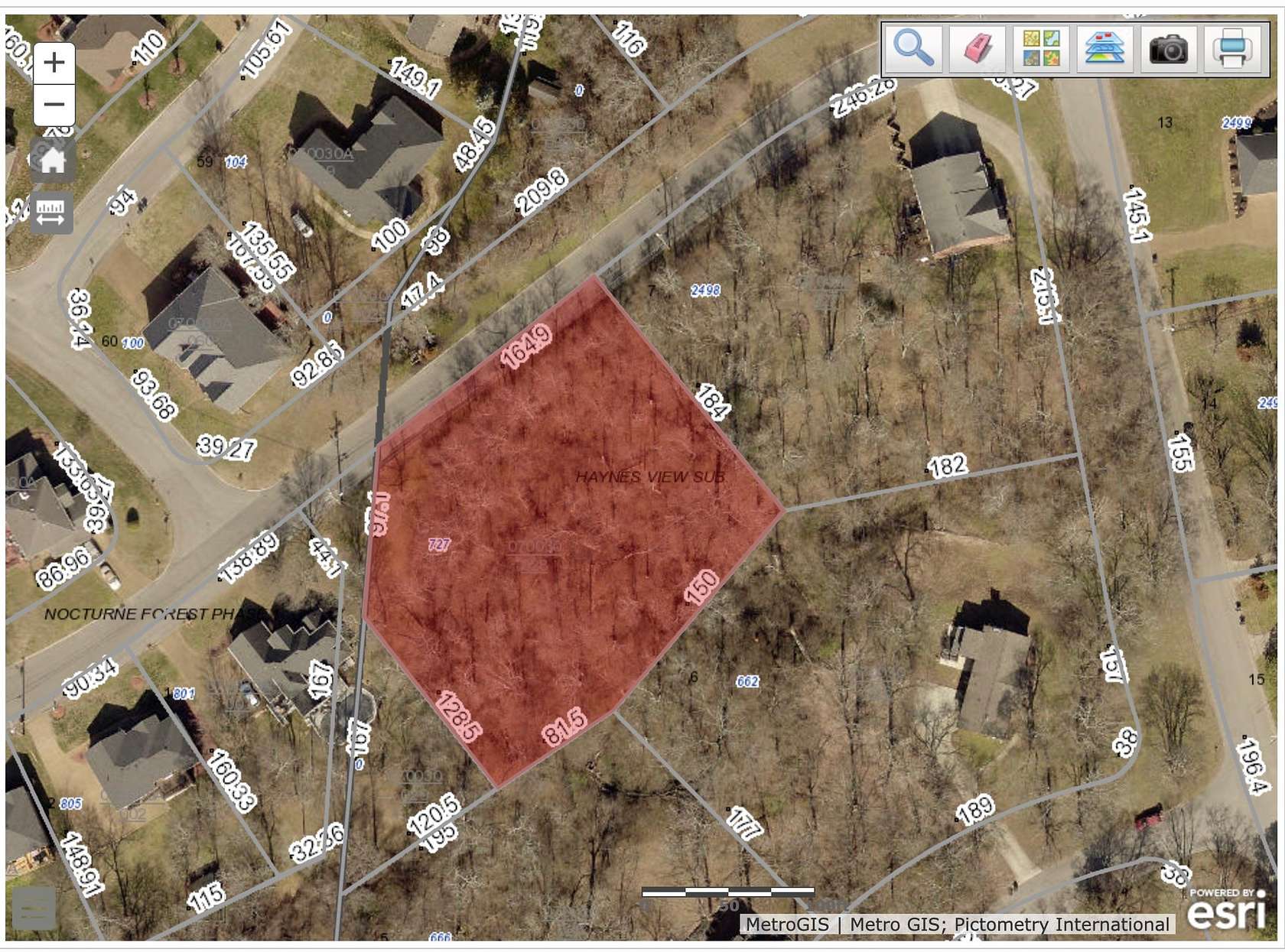 0.91 Acres of Residential Land for Sale in Nashville, Tennessee