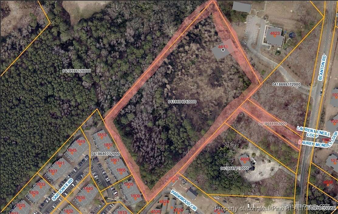 8.66 Acres of Commercial Land for Sale in Fayetteville, North Carolina
