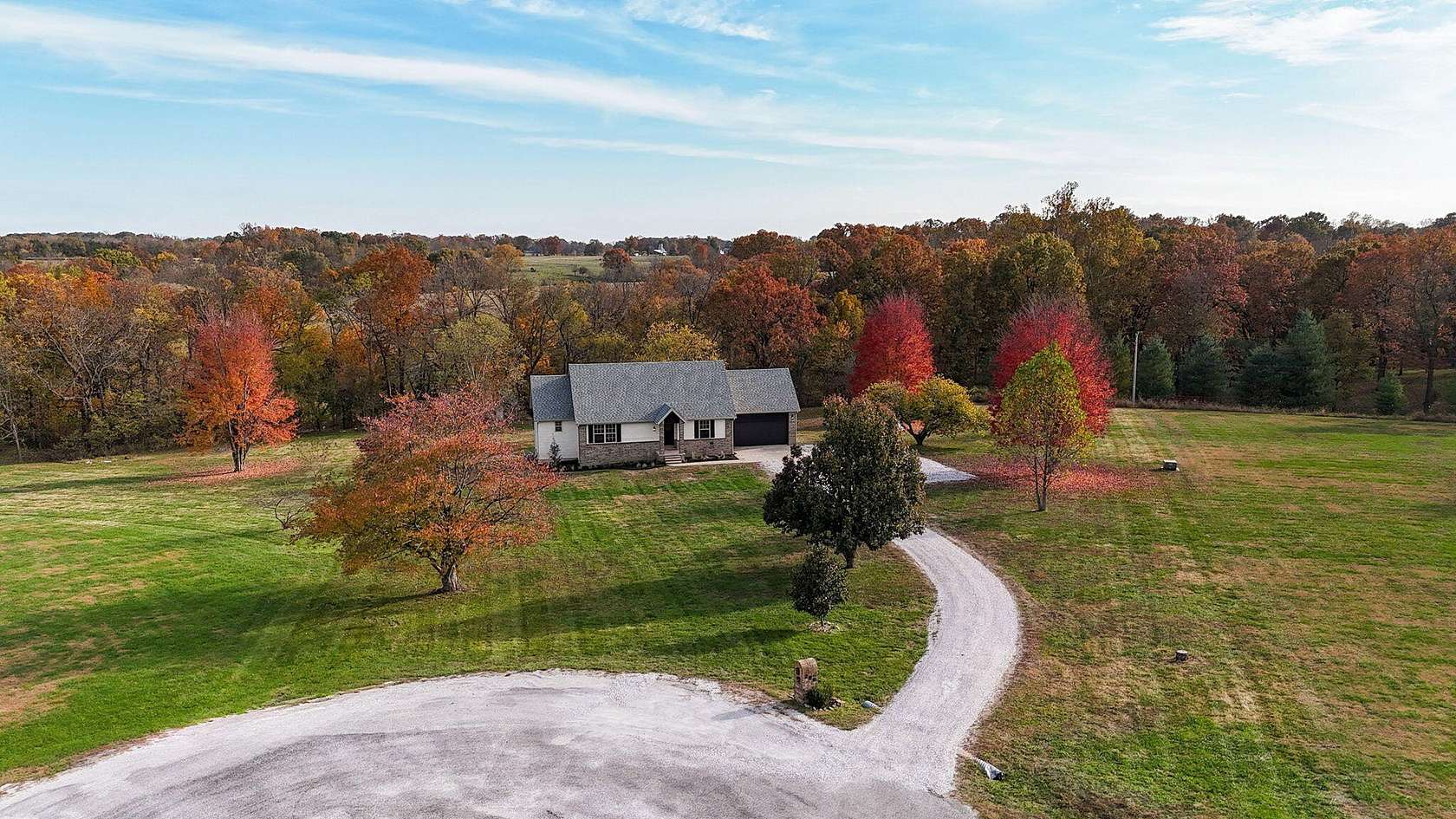 5 Acres of Residential Land with Home for Sale in Clever, Missouri