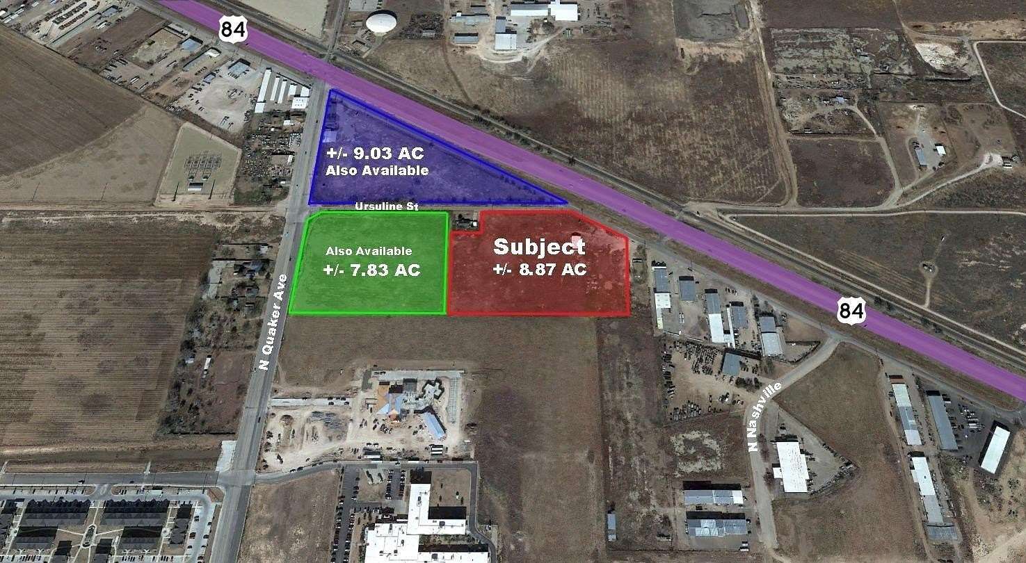 8.87 Acres of Land for Sale in Lubbock, Texas