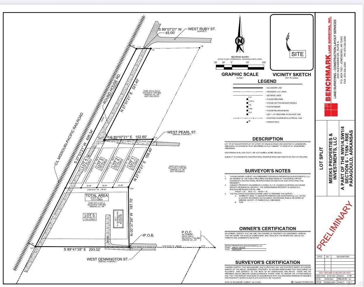 1.78 Acres of Residential Land for Sale in Paragould, Arkansas
