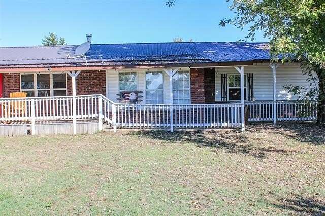 21.3 Acres of Recreational Land with Home for Sale in Porum, Oklahoma