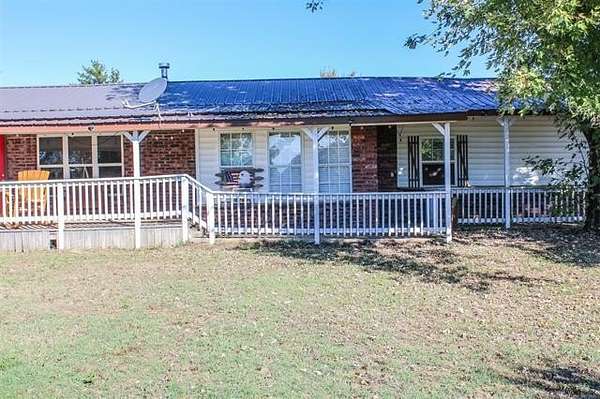 21.3 Acres of Recreational Land with Home for Sale in Porum, Oklahoma