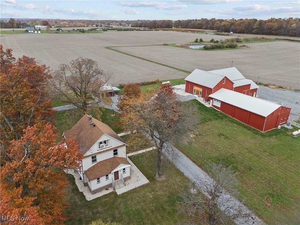 20.6 Acres of Agricultural Land with Home for Sale in Salem, Ohio