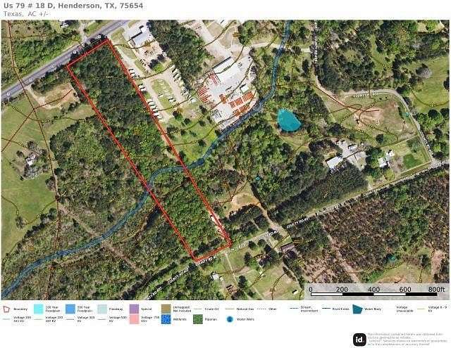 9.7 Acres of Residential Land for Sale in Henderson, Texas
