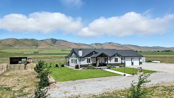 9.86 Acres of Residential Land with Home for Sale in Malad City, Idaho