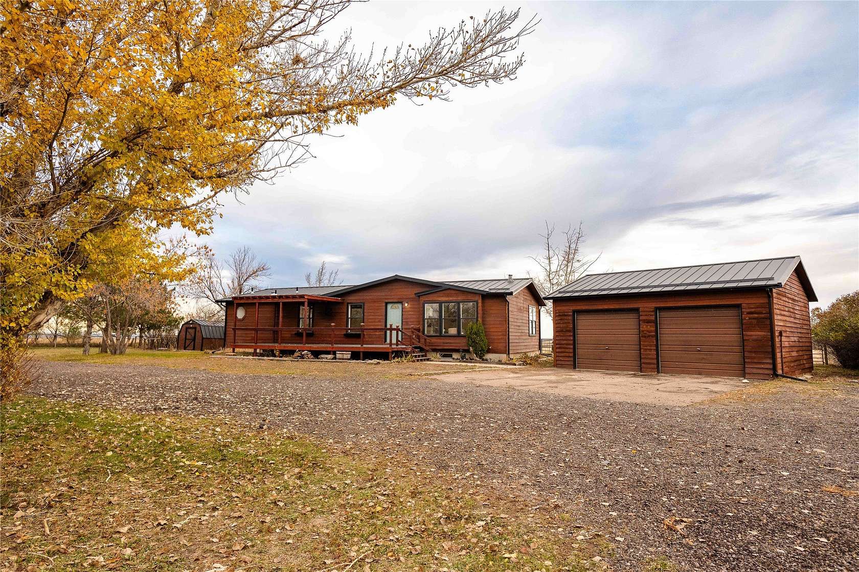 5 Acres of Residential Land with Home for Sale in Great Falls, Montana