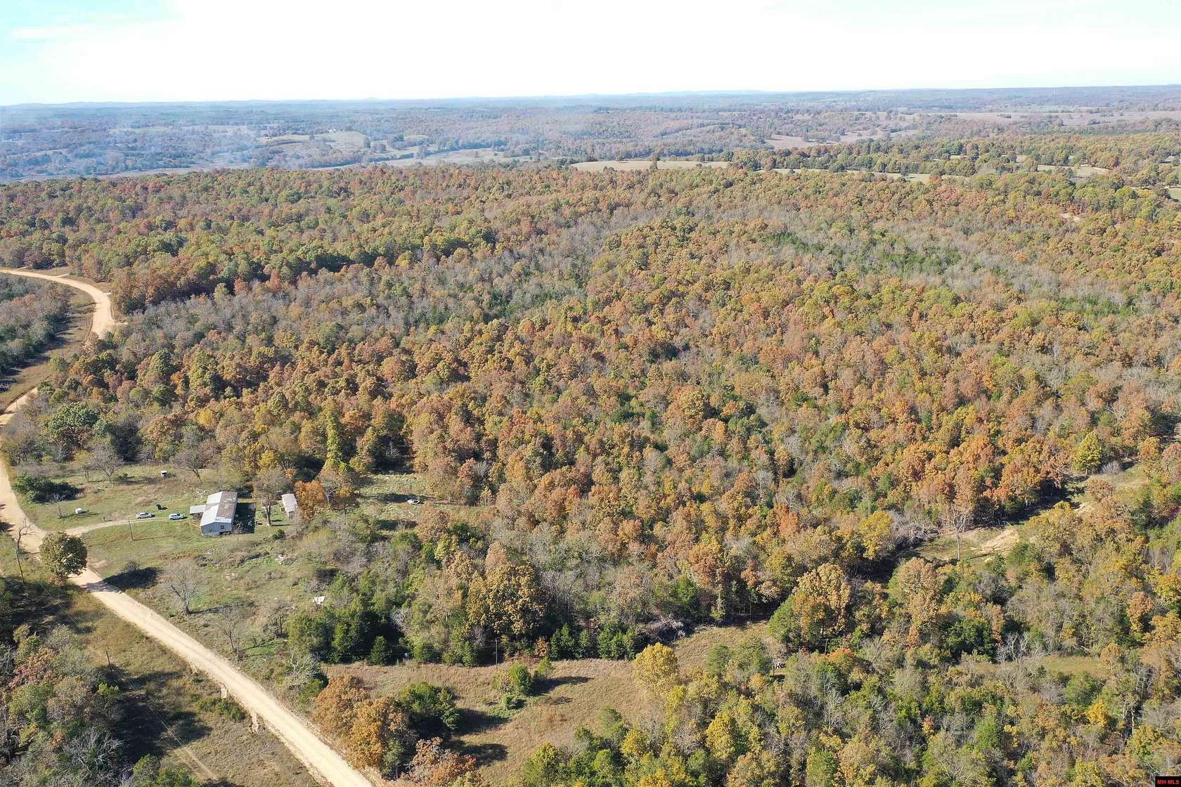 40.8 Acres of Recreational Land with Home for Sale in Gepp, Arkansas
