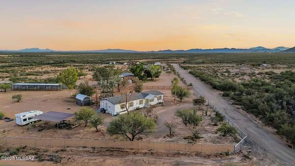 4.14 Acres of Residential Land with Home for Sale in Marana, Arizona