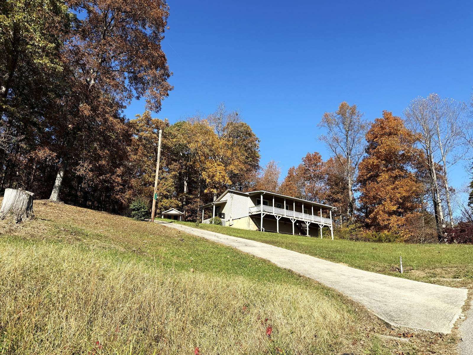 1.76 Acres of Residential Land with Home for Auction in Rocky Top, Tennessee