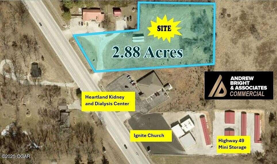 2 Acres of Commercial Land for Sale in Neosho, Missouri