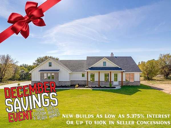 2 Acres of Residential Land with Home for Sale in Poolville, Texas