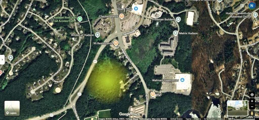 15.4 Acres of Commercial Land for Sale in Hudson, Massachusetts