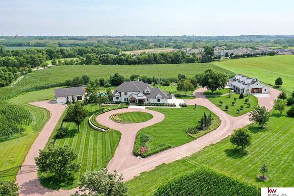 17.7 Acres of Recreational Land with Home for Sale in Bennington, Nebraska