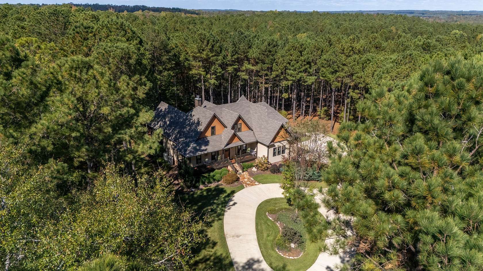 74 Acres of Recreational Land with Home for Sale in Dadeville, Alabama