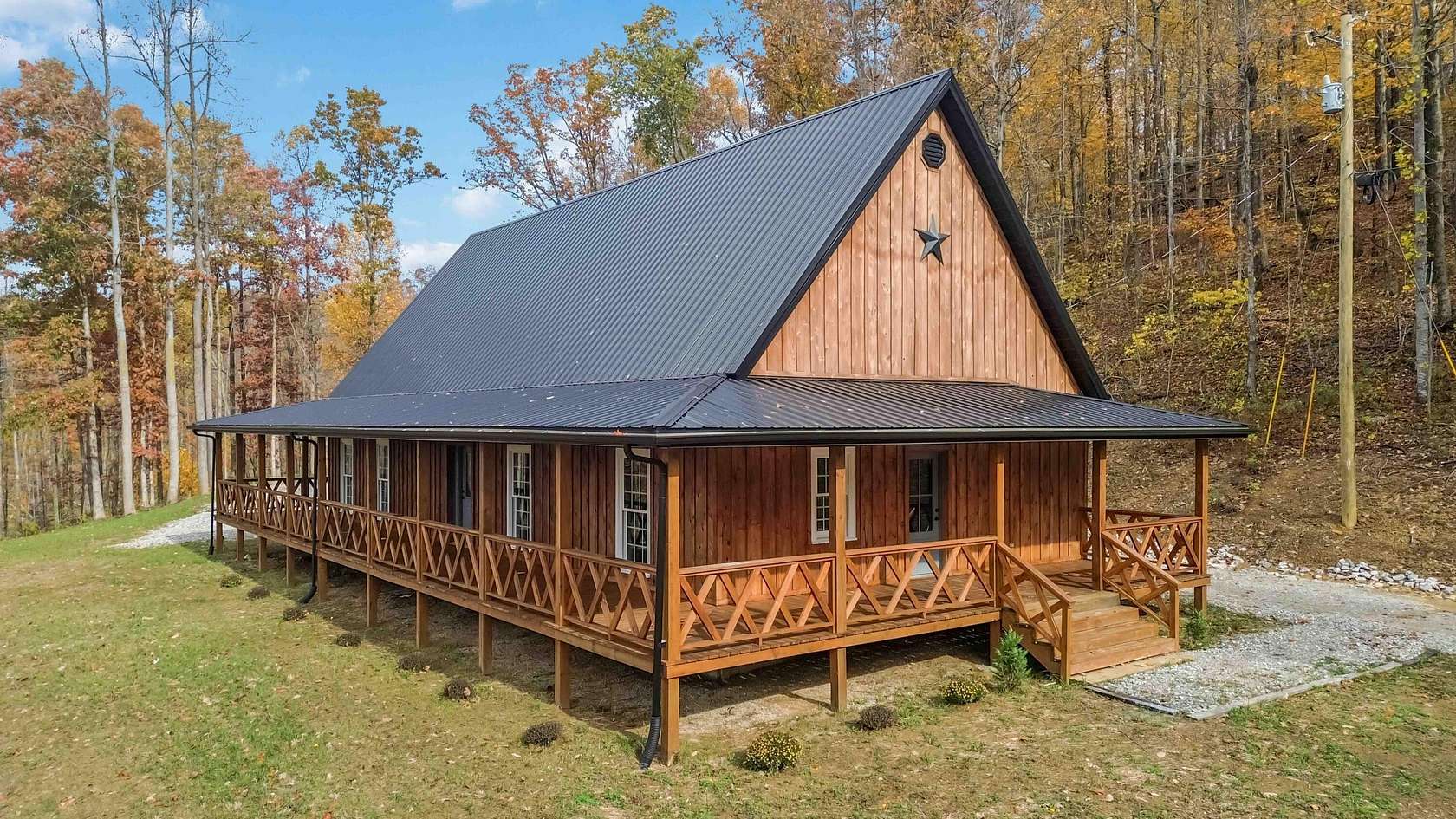 20 Acres of Land with Home for Sale in McKee, Kentucky