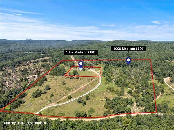 17.9 Acres of Agricultural Land for Sale in Huntsville, Arkansas