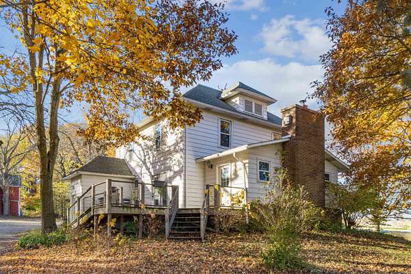 3.7 Acres of Residential Land with Home for Sale in Janesville, Iowa