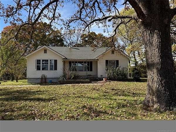 6.65 Acres of Land with Home for Sale in Wyandotte, Oklahoma