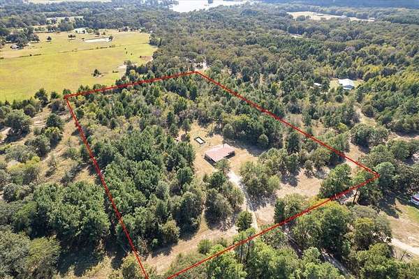 10 Acres of Land with Home for Sale in Murchison, Texas