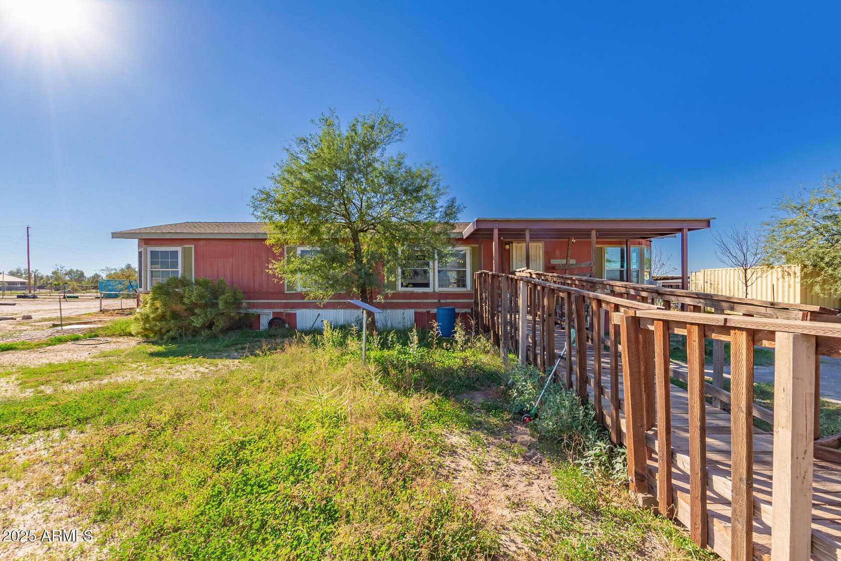 3 Acres of Residential Land with Home for Sale in Maricopa, Arizona