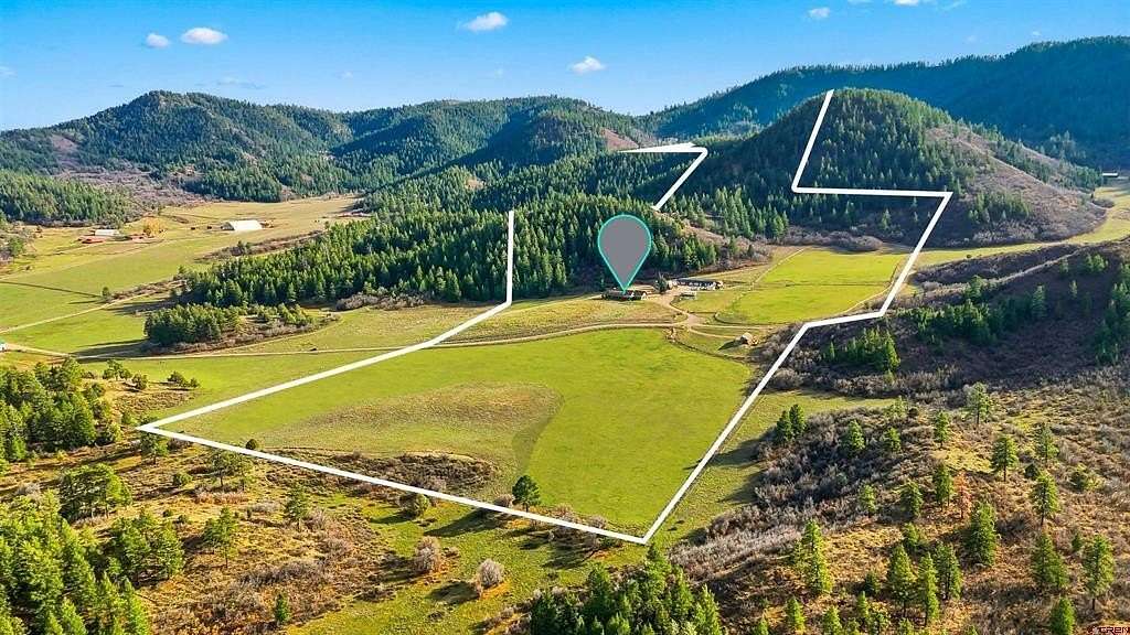 109 Acres of Land with Home for Sale in Pagosa Springs, Colorado