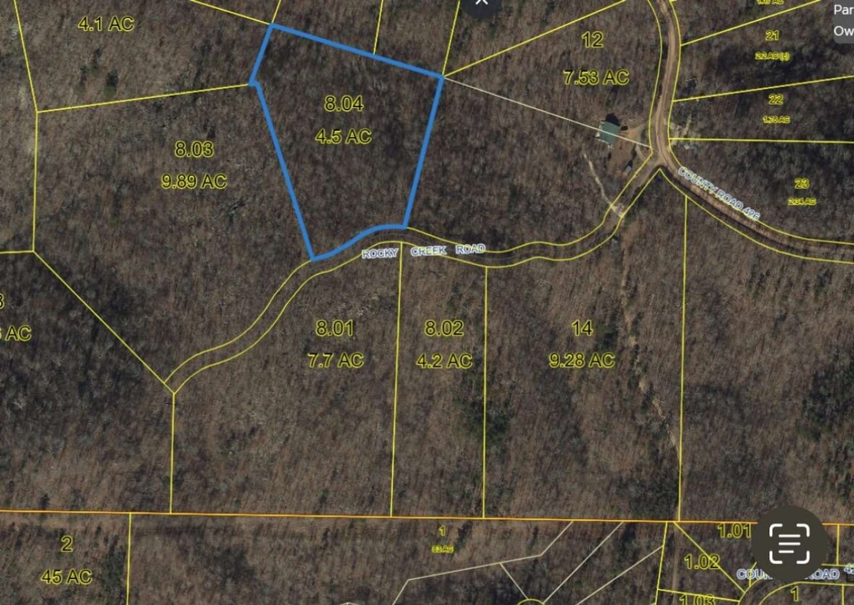 8.7 Acres of Land for Sale in Annapolis, Missouri