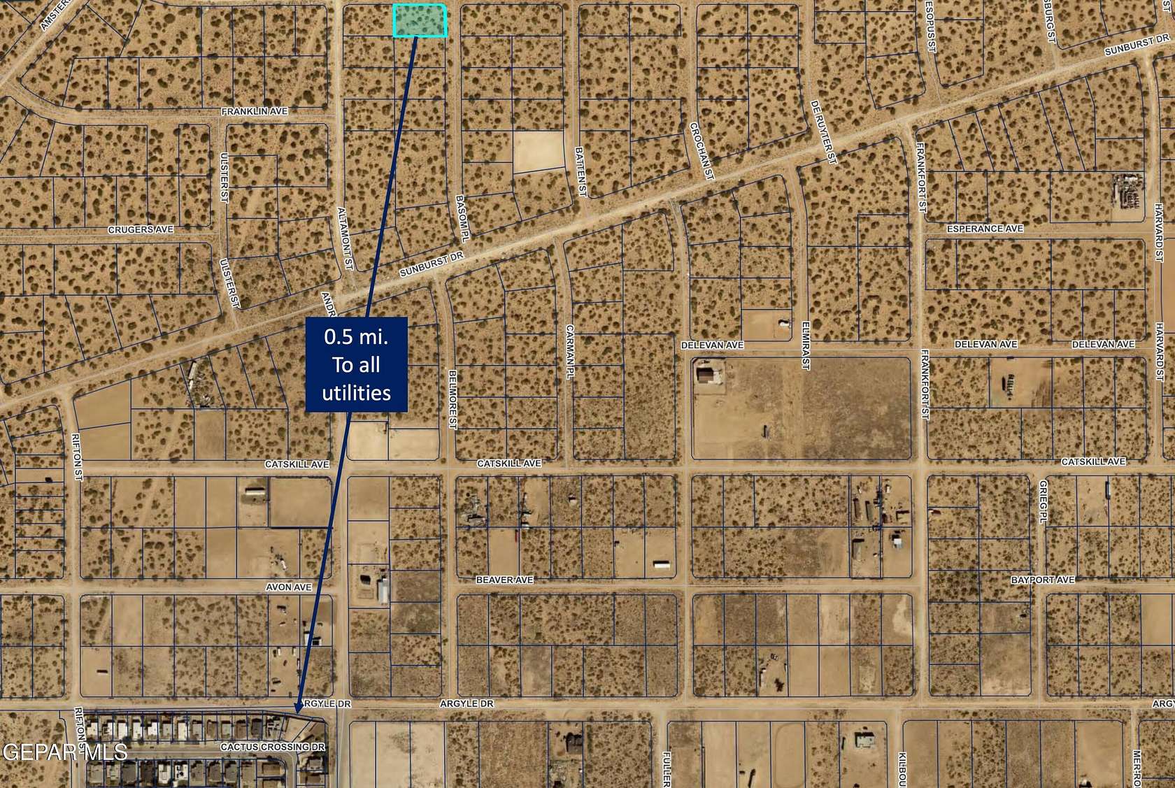 0.5 Acres of Land for Sale in El Paso, Texas