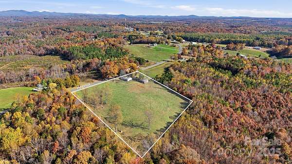 7.25 Acres of Residential Land with Home for Sale in Taylorsville, North Carolina