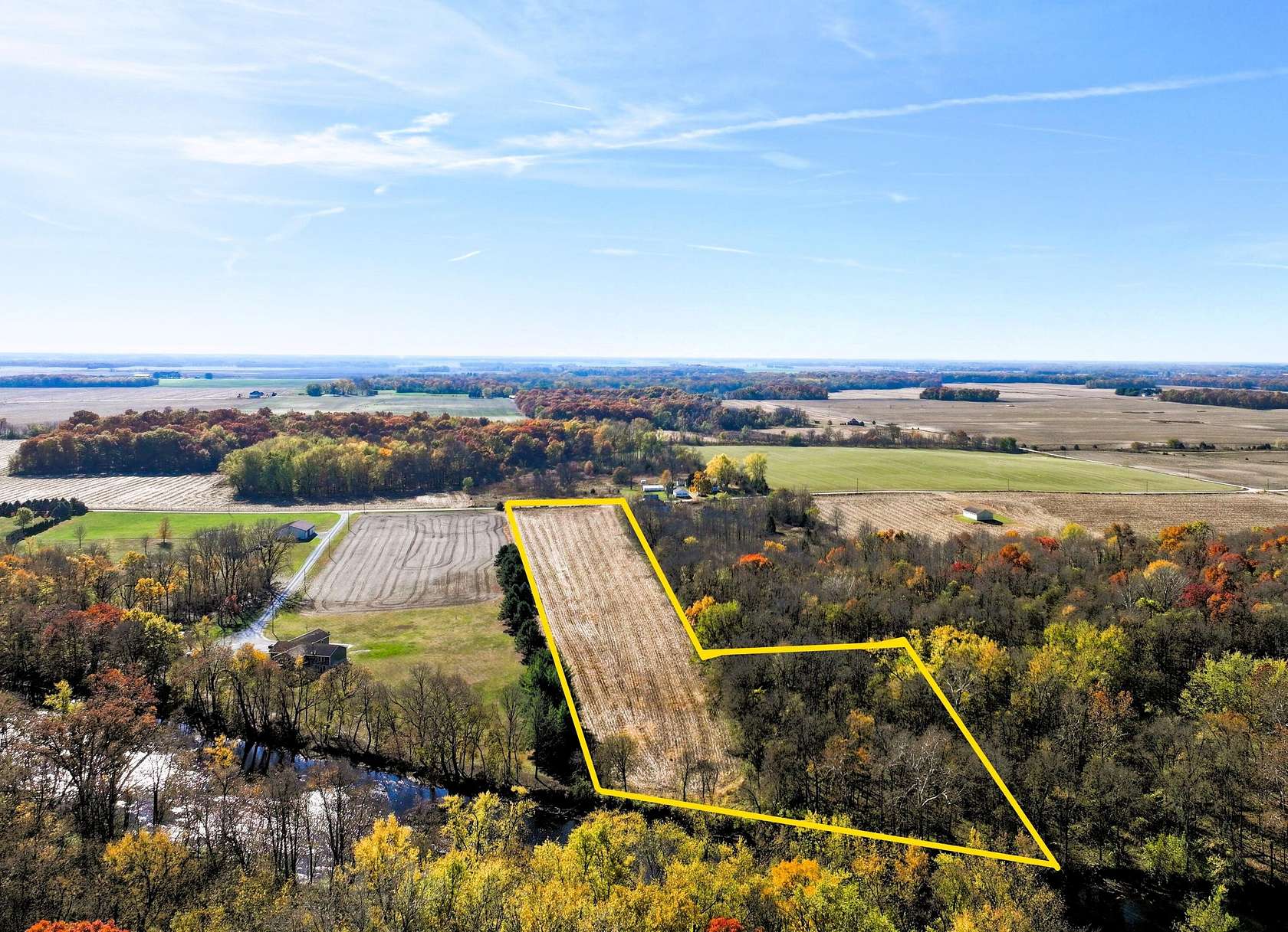 10.6 Acres of Land for Sale in Monterey, Indiana