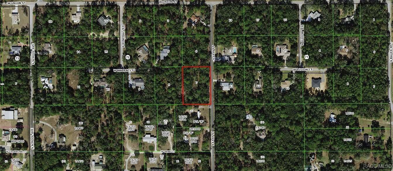 1.27 Acres of Residential Land for Sale in Lecanto, Florida