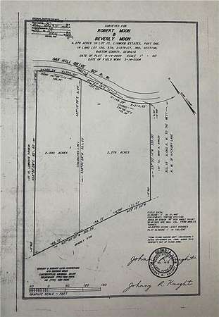 4.28 Acres of Residential Land with Home for Sale in Cartersville, Georgia