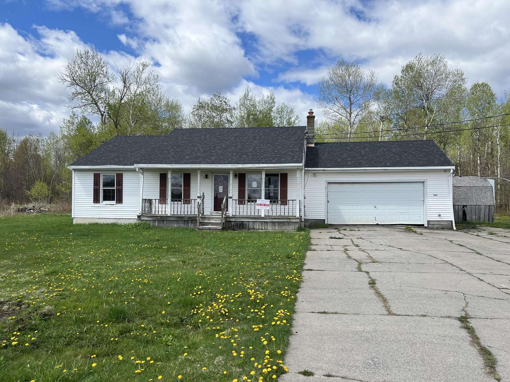 10.6 Acres of Land with Home for Sale in Massena, New York