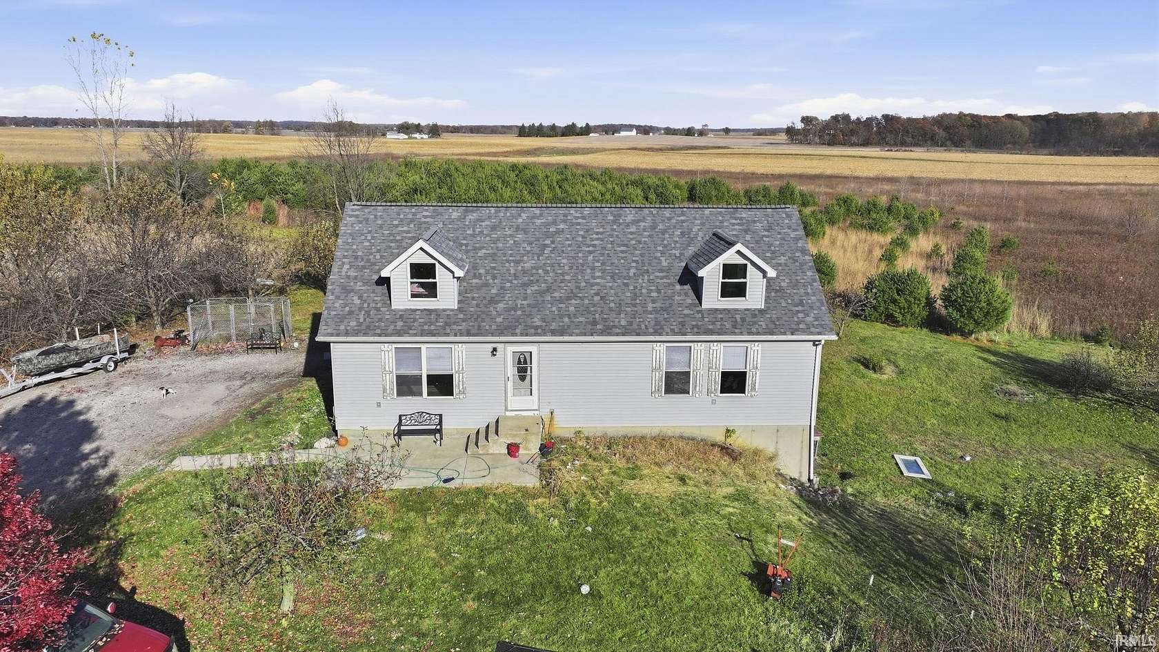 7.49 Acres of Land with Home for Sale in Kimmell, Indiana