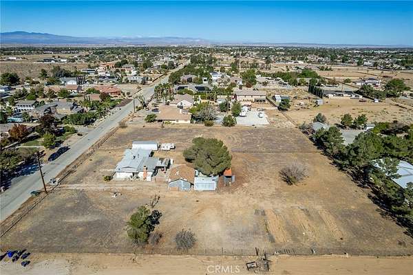 2 Acres of Residential Land with Home for Sale in Lancaster, California