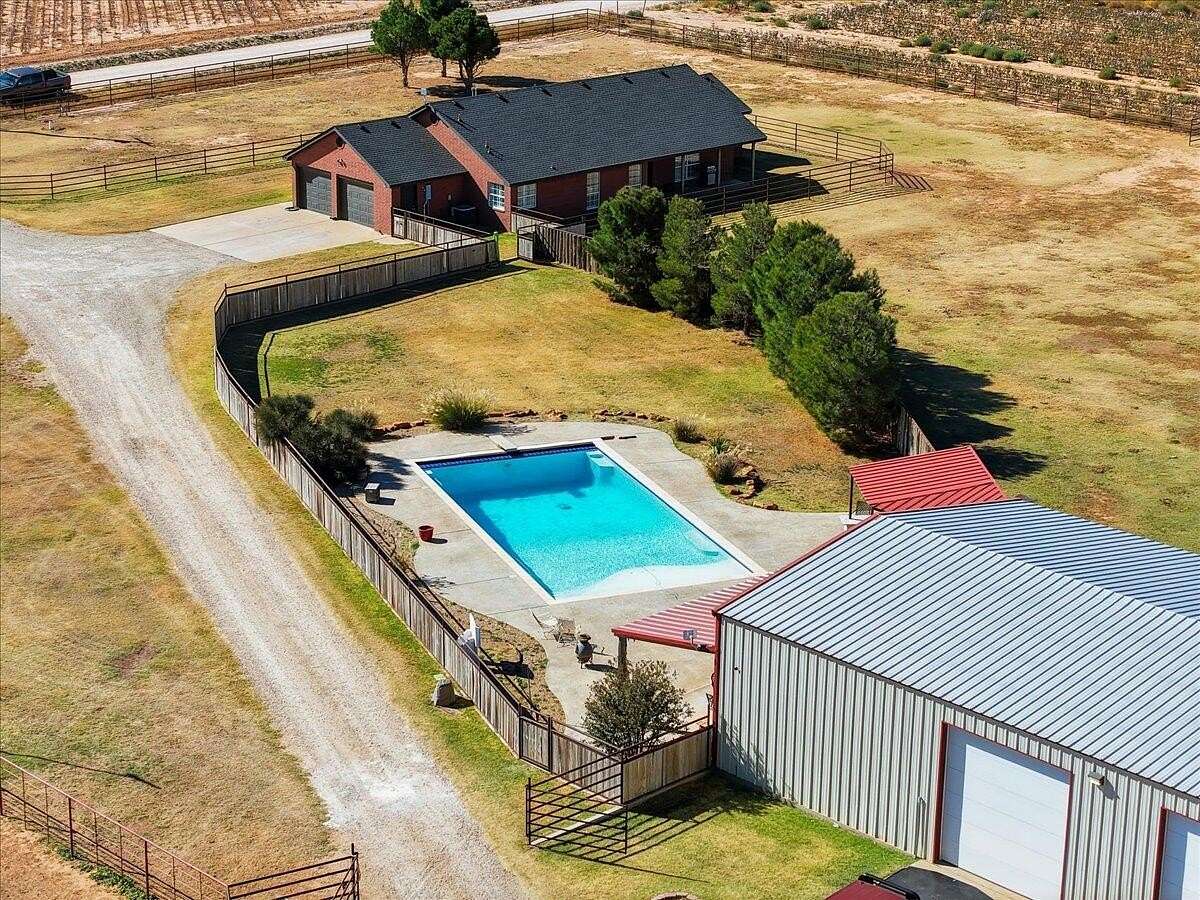 5.2 Acres of Land with Home for Sale in Slaton, Texas