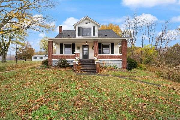 9 Acres of Residential Land with Home for Sale in Elizabeth, Indiana