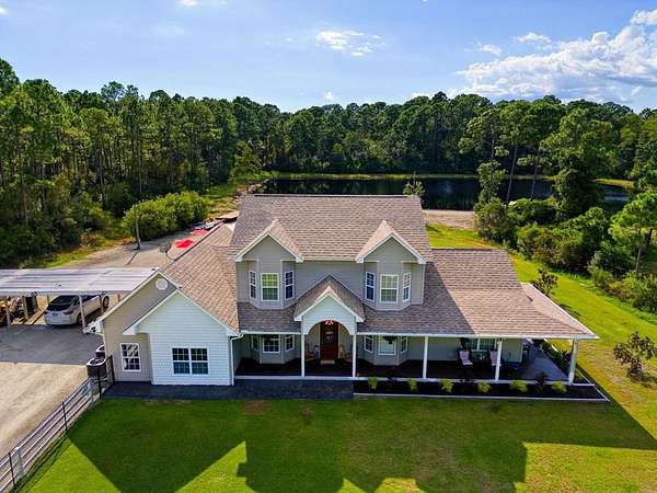 4 Acres of Residential Land with Home for Sale in Apalachicola, Florida