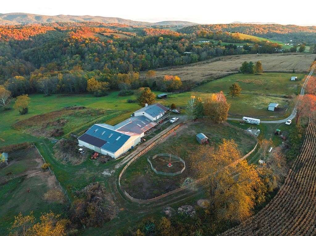 87 Acres of Agricultural Land with Home for Sale in Ivanhoe, Virginia