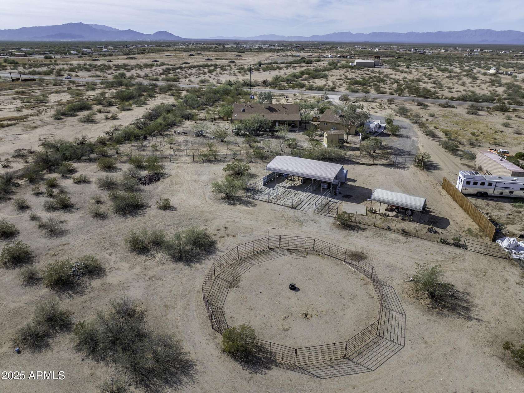 5.49 Acres of Land with Home for Sale in Wickenburg, Arizona