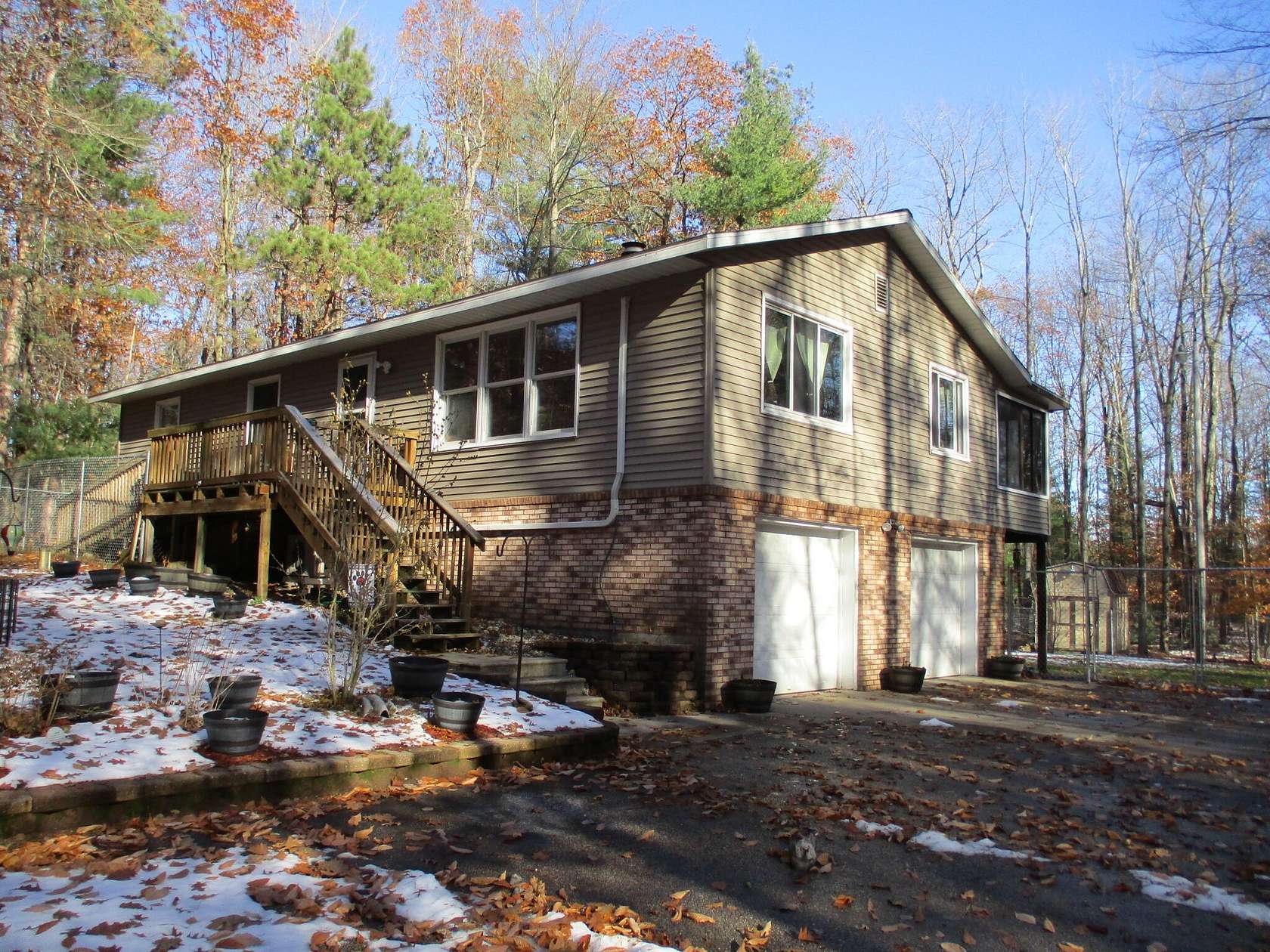 10 Acres of Residential Land with Home for Sale in Ludington, Michigan