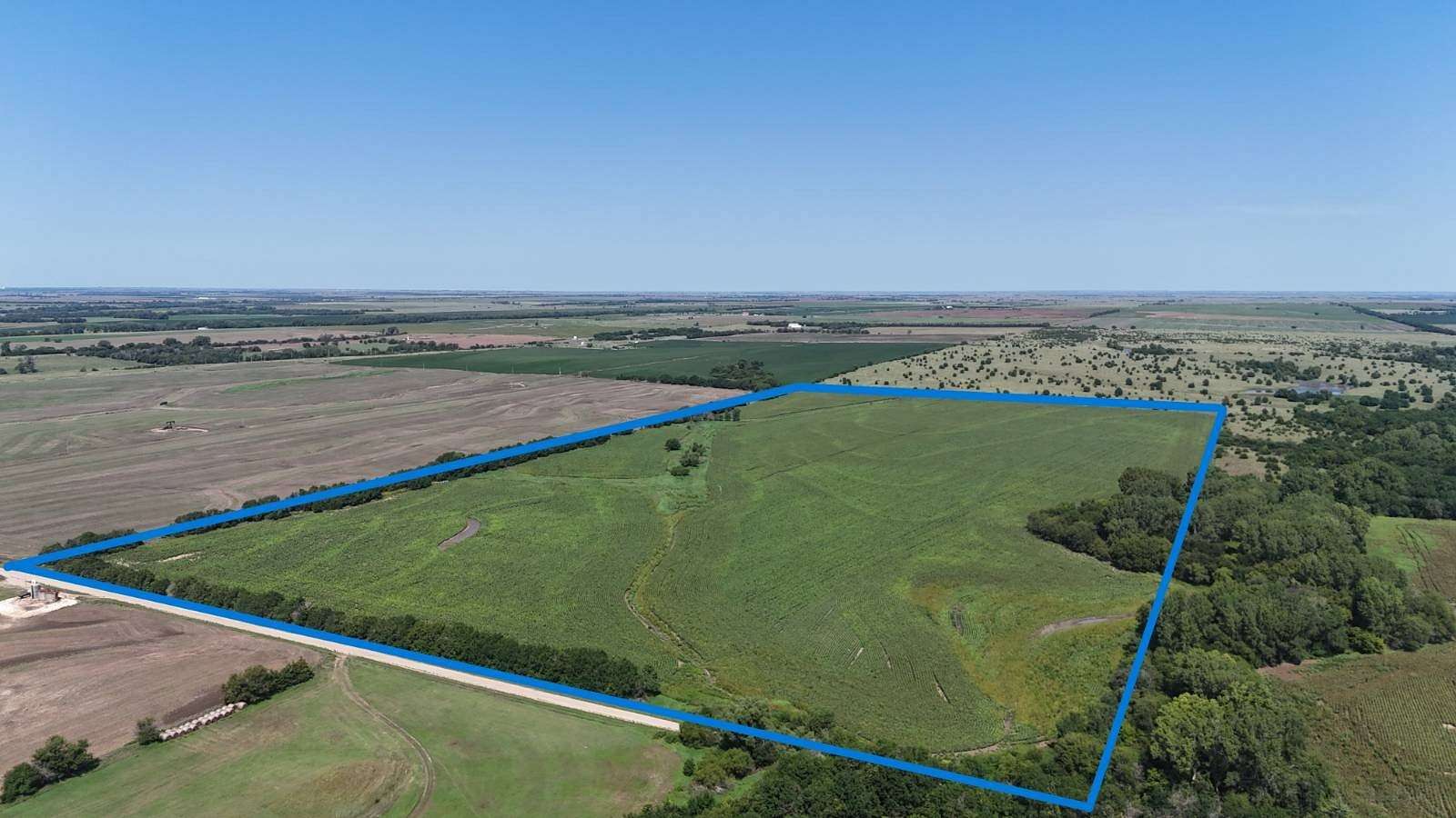 80.6 Acres of Agricultural Land for Auction in Little River, Kansas