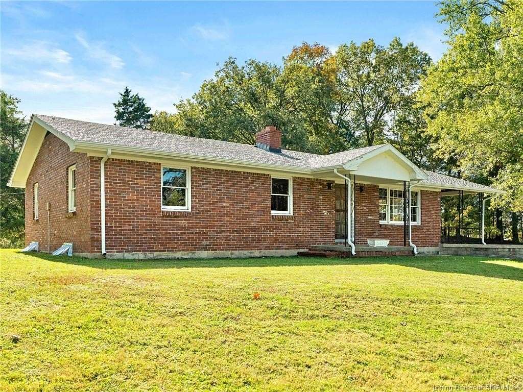 2.5 Acres of Residential Land with Home for Auction in Corydon, Indiana