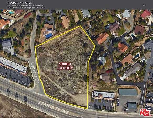 3.36 Acres of Residential Land for Sale in Vista, California