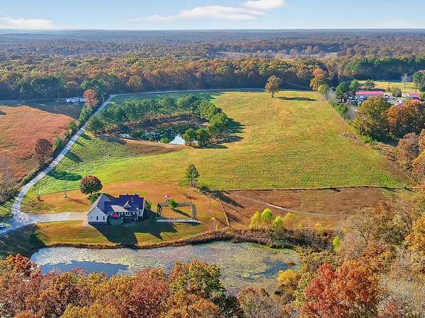 20.4 Acres of Agricultural Land with Home for Sale in Summertown, Tennessee