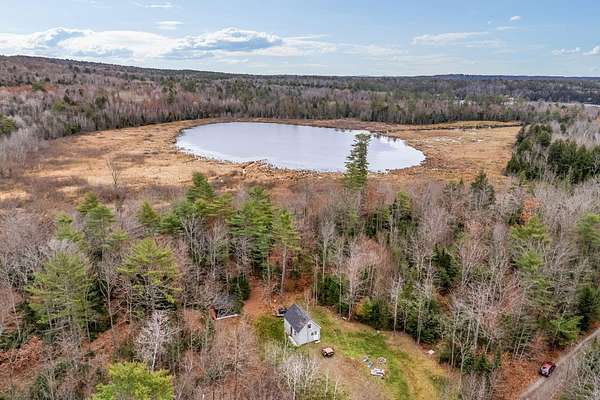16.9 Acres of Recreational Land with Home for Sale in Skowhegan, Maine