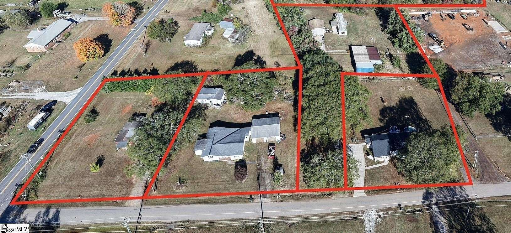 3.23 Acres of Land with Home for Sale in Greer, South Carolina