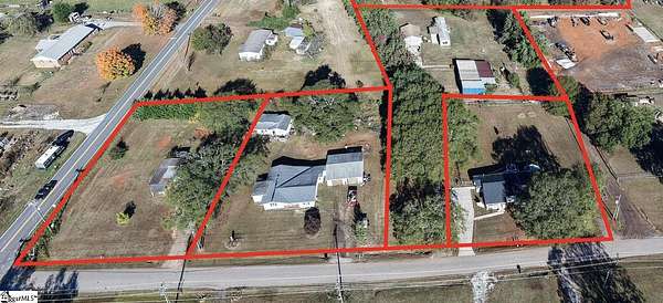 3.23 Acres of Land with Home for Sale in Greer, South Carolina